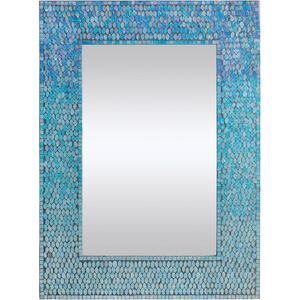 Catarina 31 X 23 inch Blue Mosaic Wall Mirror