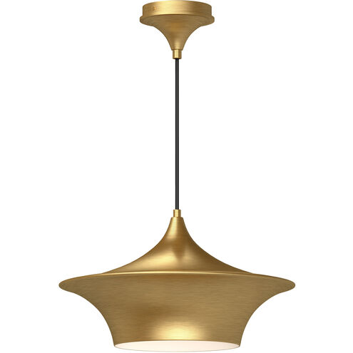 Alora Mood Emiko 1 Light 16 inch Brushed Gold Pendant Ceiling Light