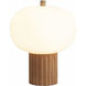 Tambo 15 inch 23.00 watt Natural Ash and Weathered Brass Accent Table Lamp Portable Light