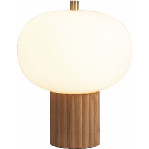 Tambo 15 inch 23.00 watt Natural Ash and Weathered Brass Accent Table Lamp Portable Light
