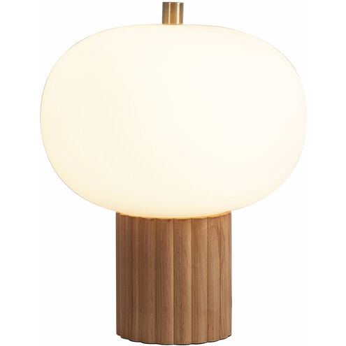 Tambo 15 inch 23.00 watt Natural Ash and Weathered Brass Accent Table Lamp Portable Light