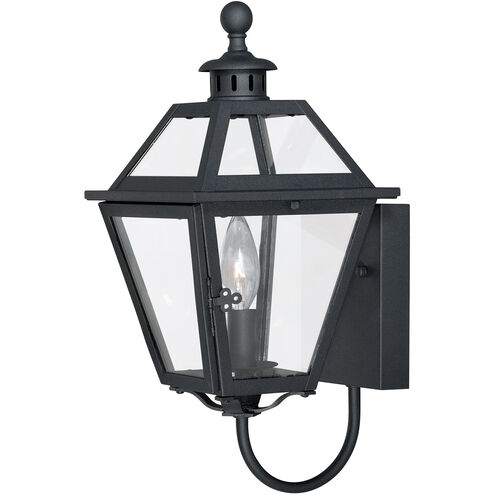 Nottingham LED 14.75 inch Textured Black Outdoor Wall