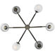 Oberon 6 Light 36.5 inch Black Oxide Chandelier Ceiling Light