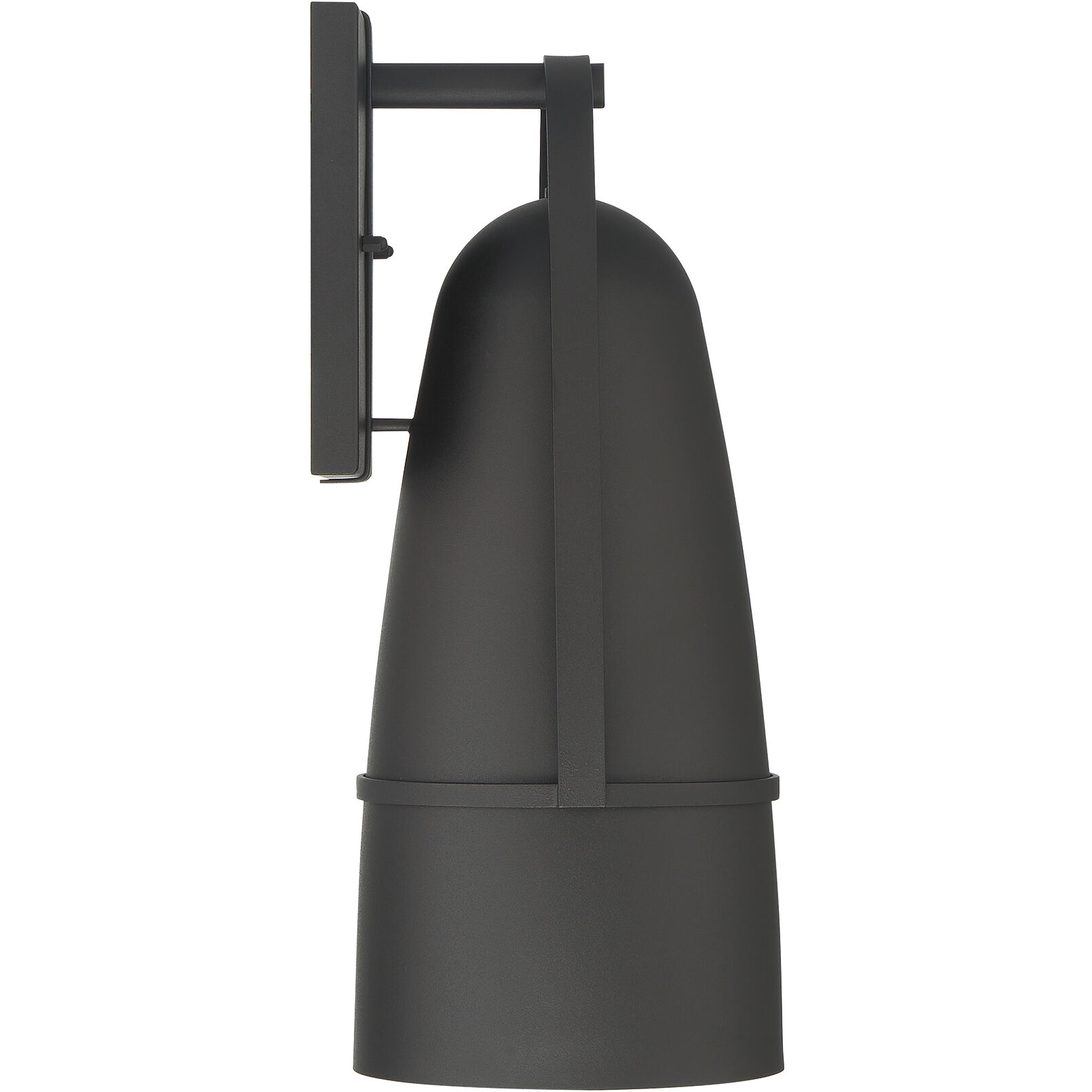 Rue 1 Light 18 inch Black Exterior Wall Lantern
