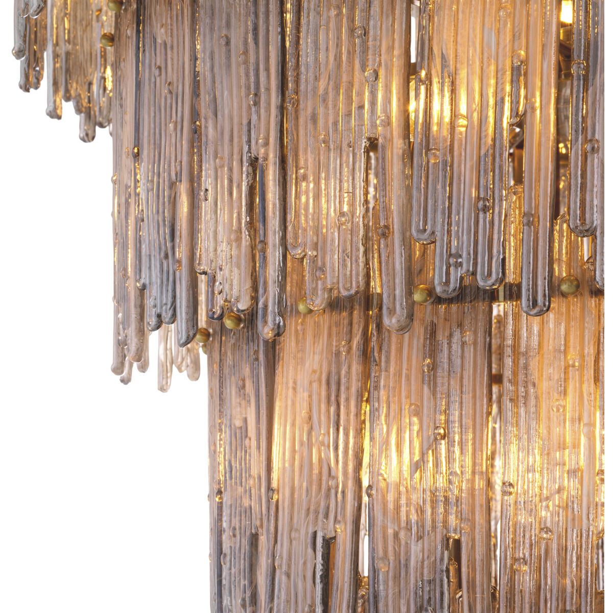 Saint Roch 35 Light 45.67 inch Light Brushed Brass Chandelier Ceiling Light, XXL