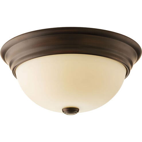 Spirit 2 Light 13 inch Antique Bronze Flush Mount Ceiling Light