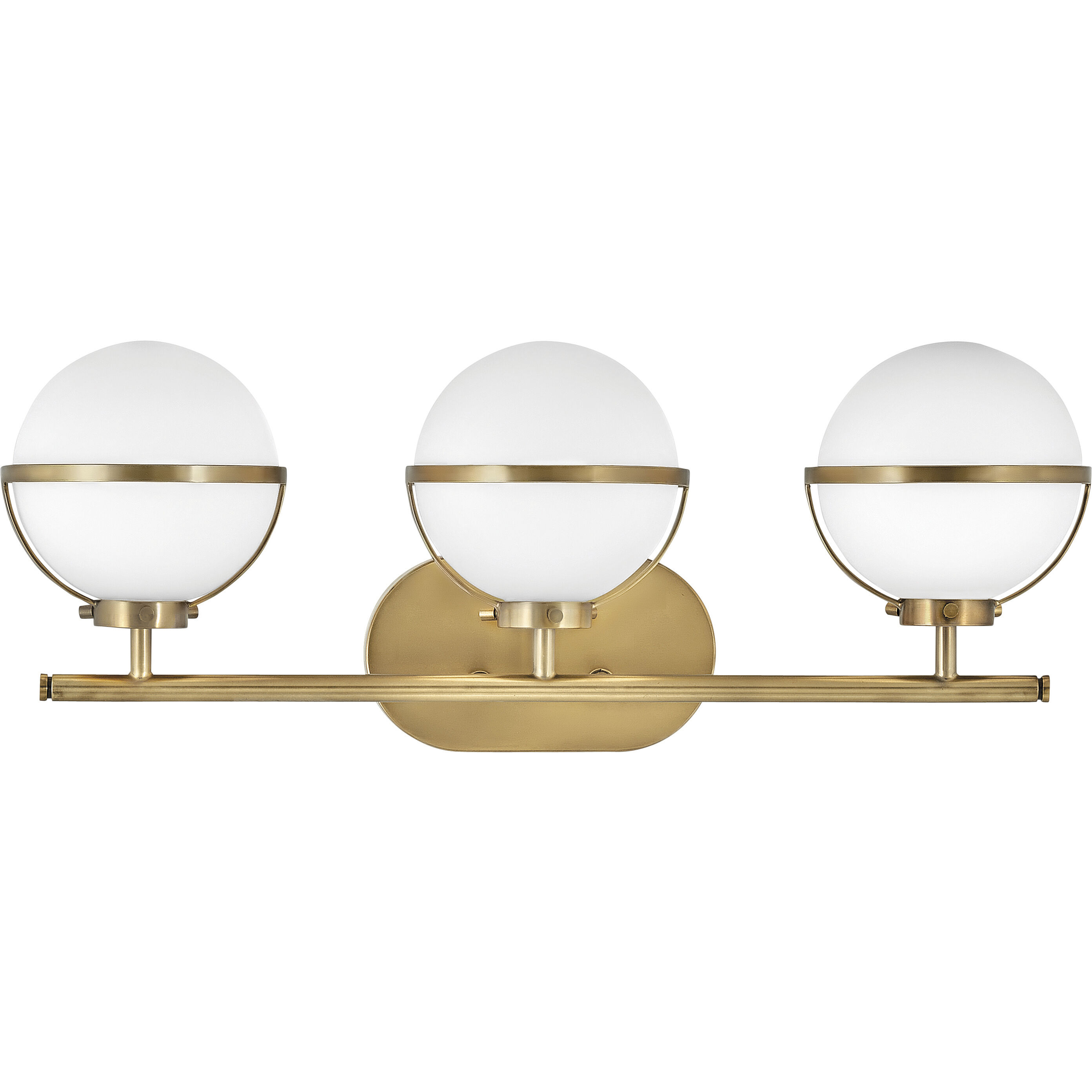 Hollis LED 24 inch Heritage Brass Vanity Light Wall Light
