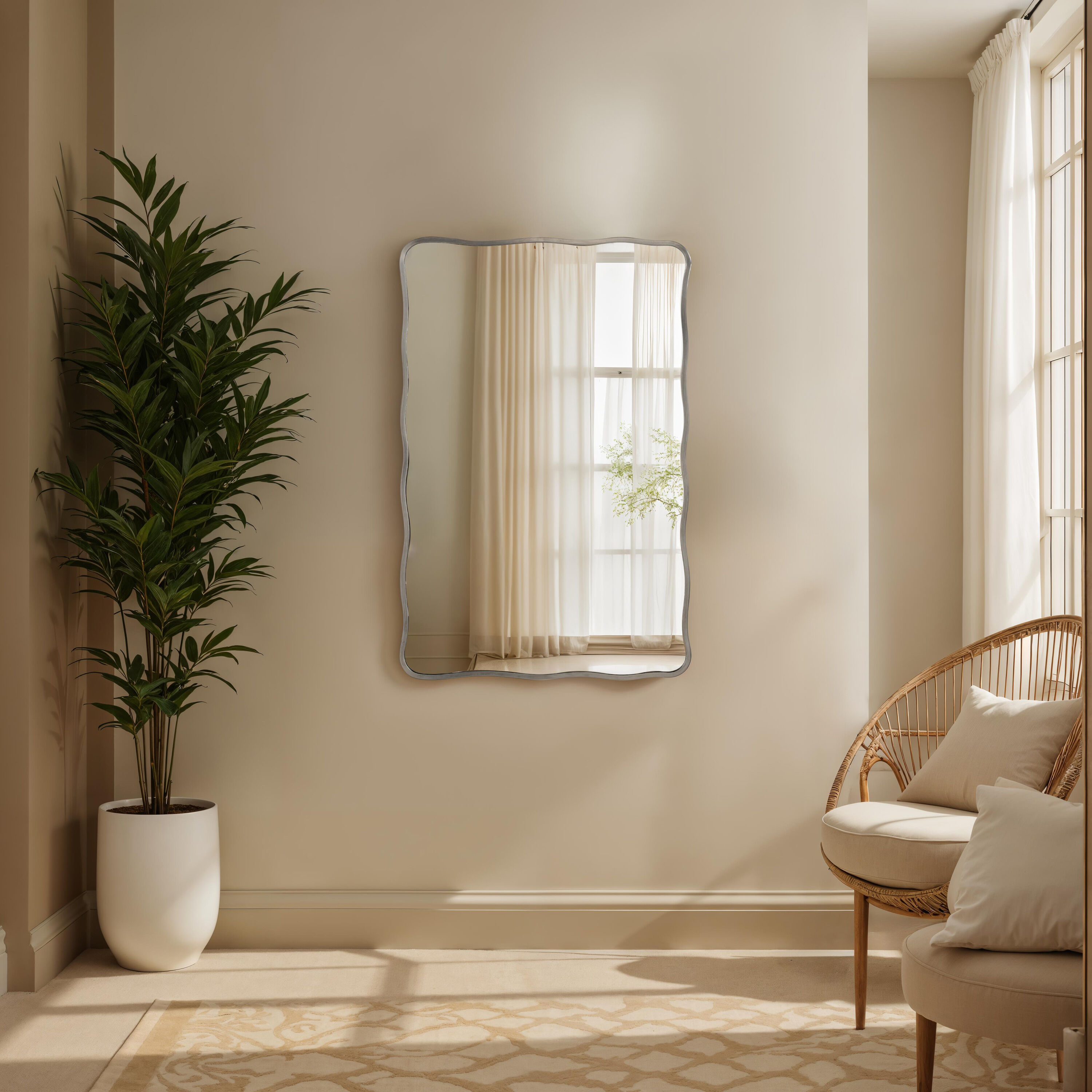 Balsa 35.94 X 24 inch Wall Mirror