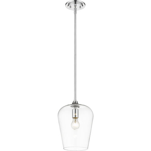 Joliet 1 Light 9 inch Chrome Pendant Ceiling Light