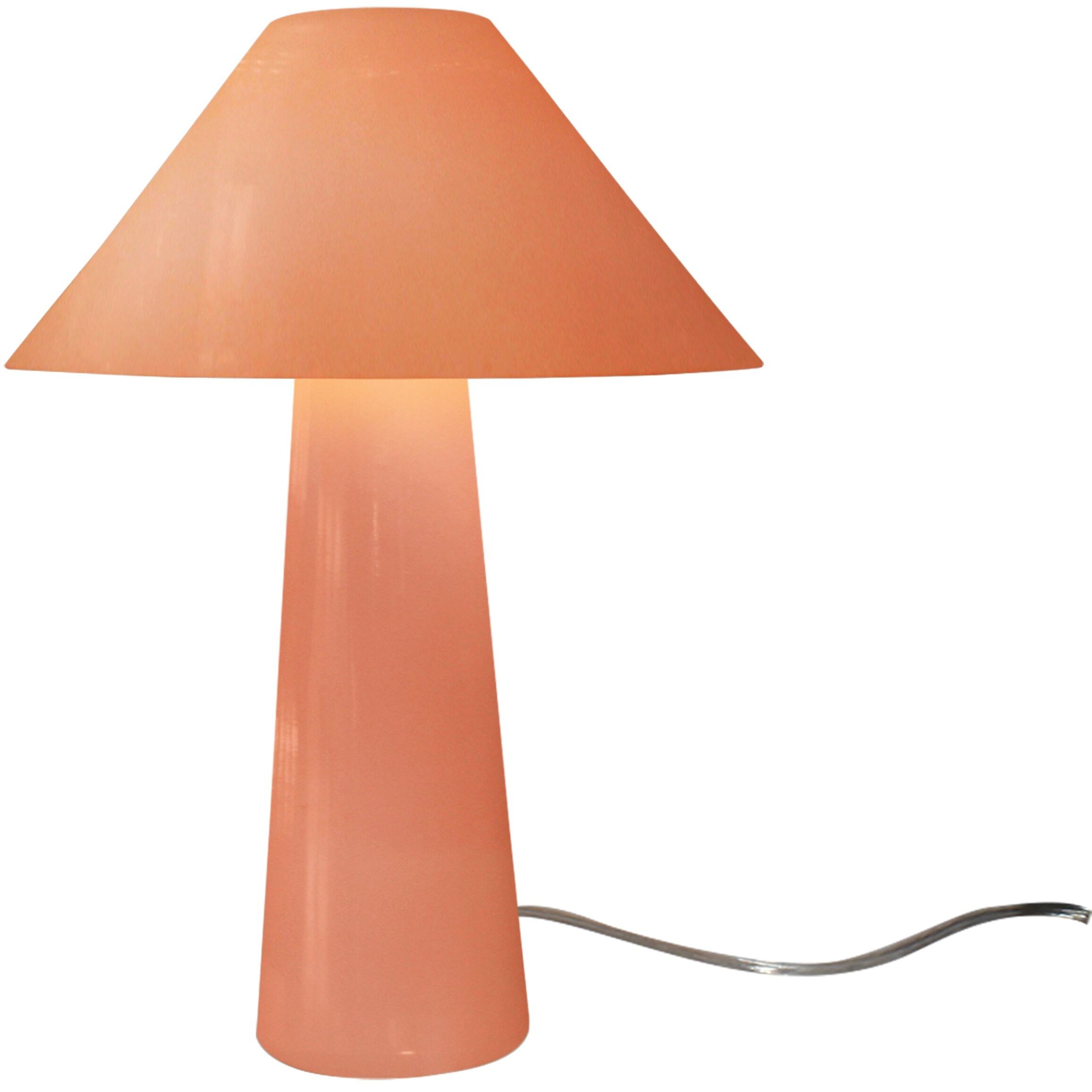 Portable 21.5 inch 60.00 watt Gloss Blush and Brushed Brass Portable Lamp Portable Light