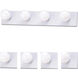 Vanity Strips 4 Light 24 inch Matte White Vanity Light Wall Light