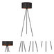 Morenci 58 inch 100.00 watt Matte Black Floor Lamp Portable Light