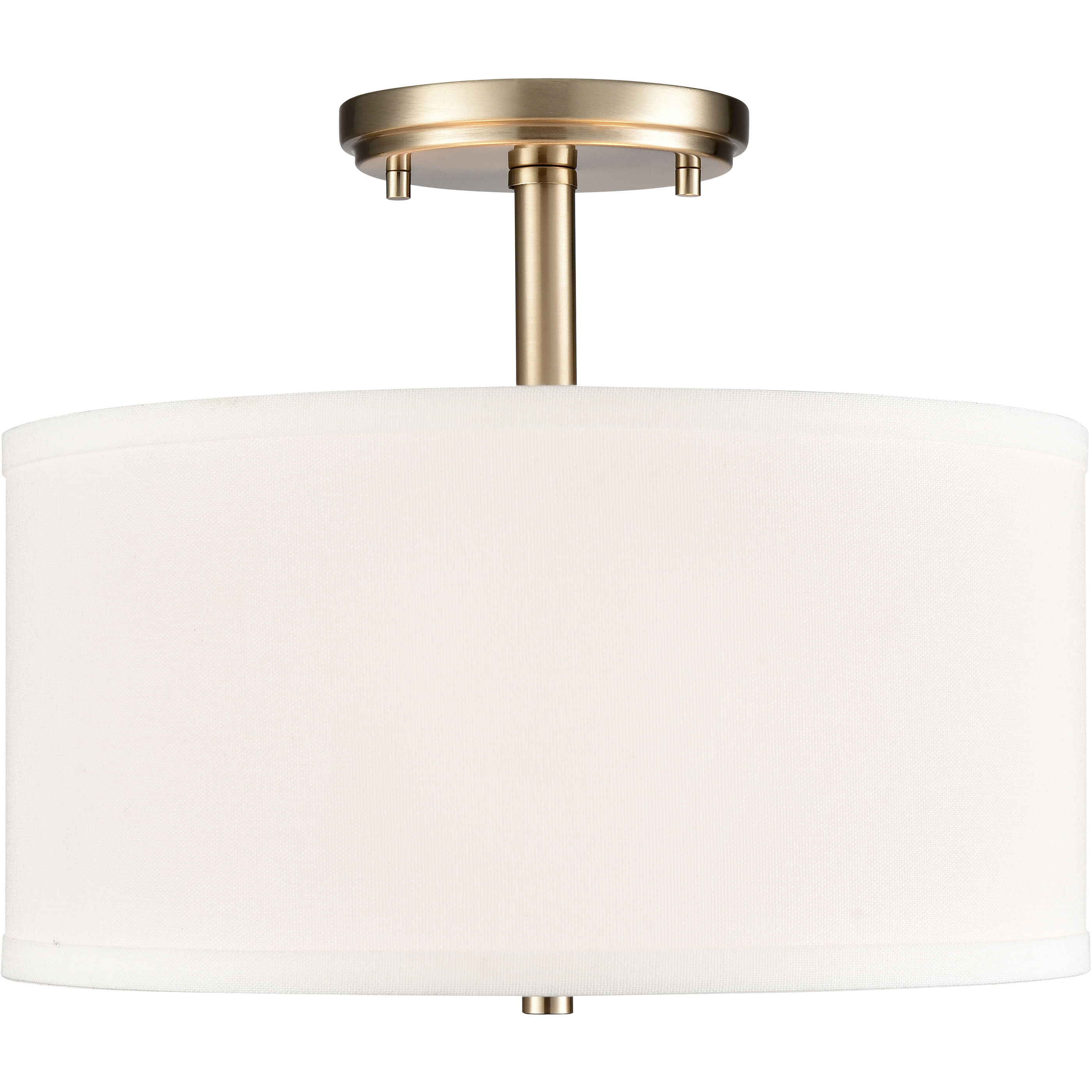 Guyten 2 Light 13.00 inch Semi-Flush Mount