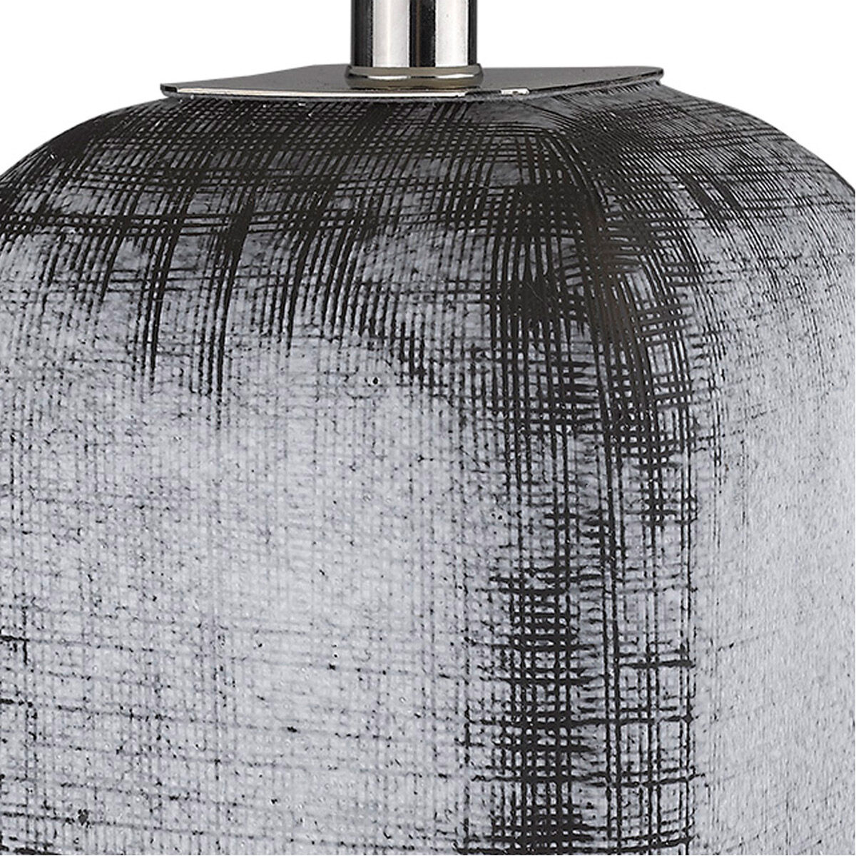 Trend Home 25 inch 150.00 watt Polished Nickel Table Lamp Portable Light