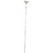 Donalt 3 Light 16.7 inch White and Gold Pendant Ceiling Light