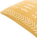 Malian 20 inch Mustard Pillow Kit in 20 x 20, Square