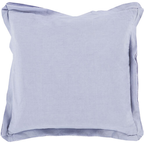 Triple Flange 18 X 18 inch Lavender Accent Pillow