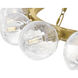 Coco 24 Light 59.75 inch Lacquered Brass Chandelier Ceiling Light