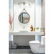 Hanson 3 Light 28 inch Polish Nickel Bath Sconce Wall Light