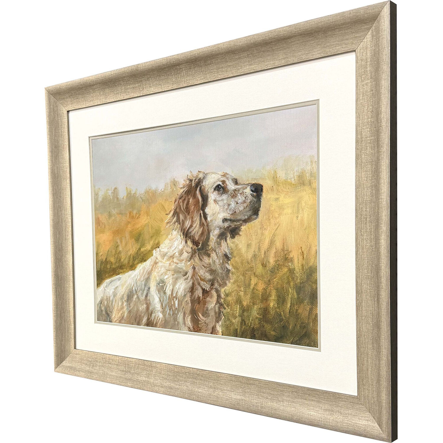 On the Hunt Green and Black and Beige and Brown Framed Art, Propac