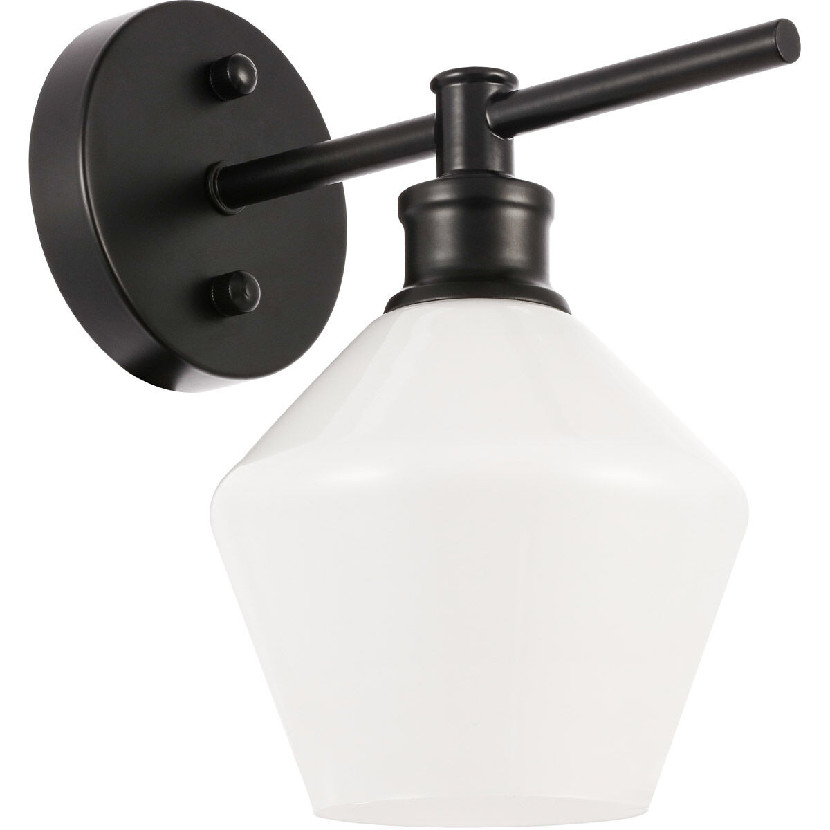 Gene 1 Light 6 inch Black Wall sconce Wall Light