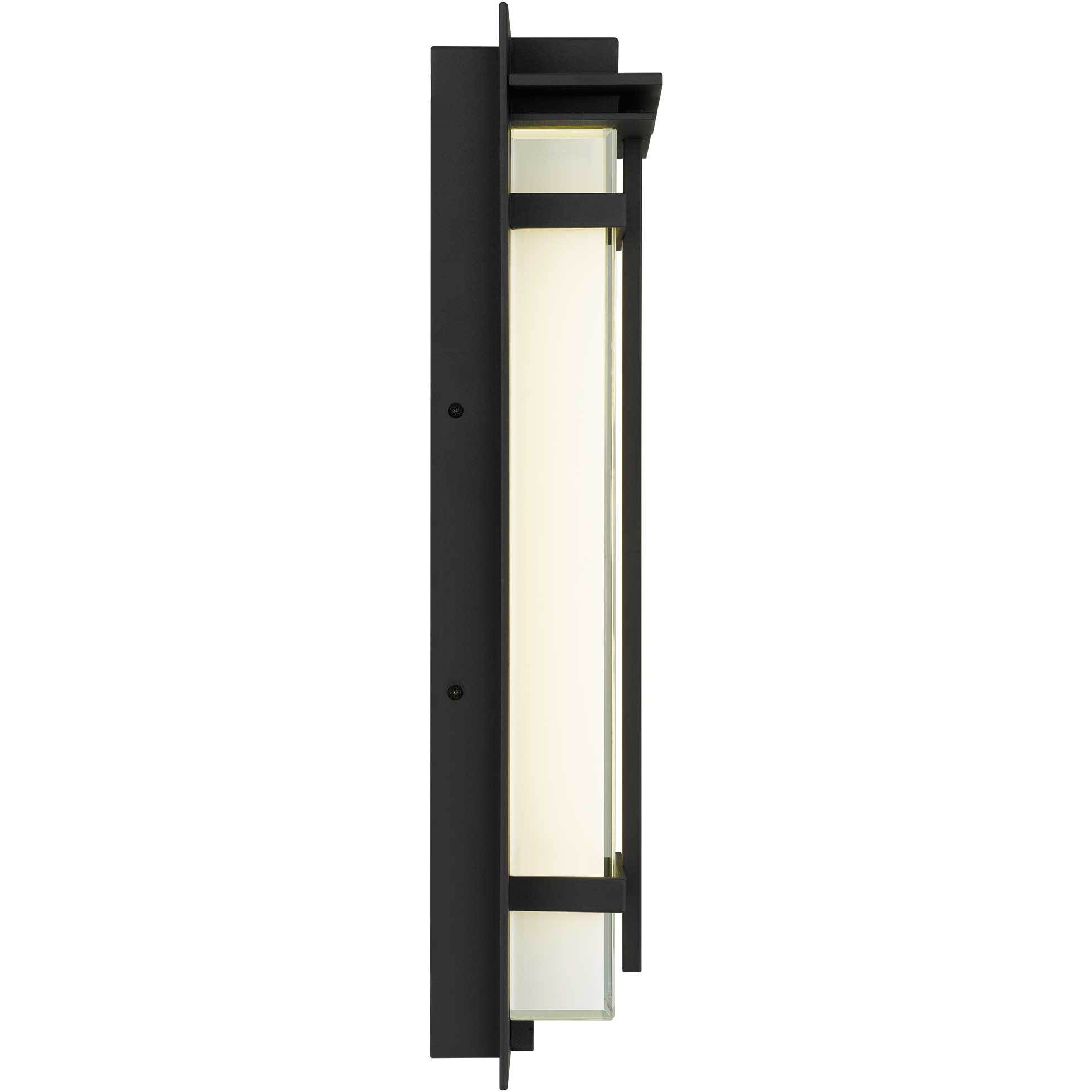 Frank LED 18 inch Sand Black Outdoor Wall Sconce