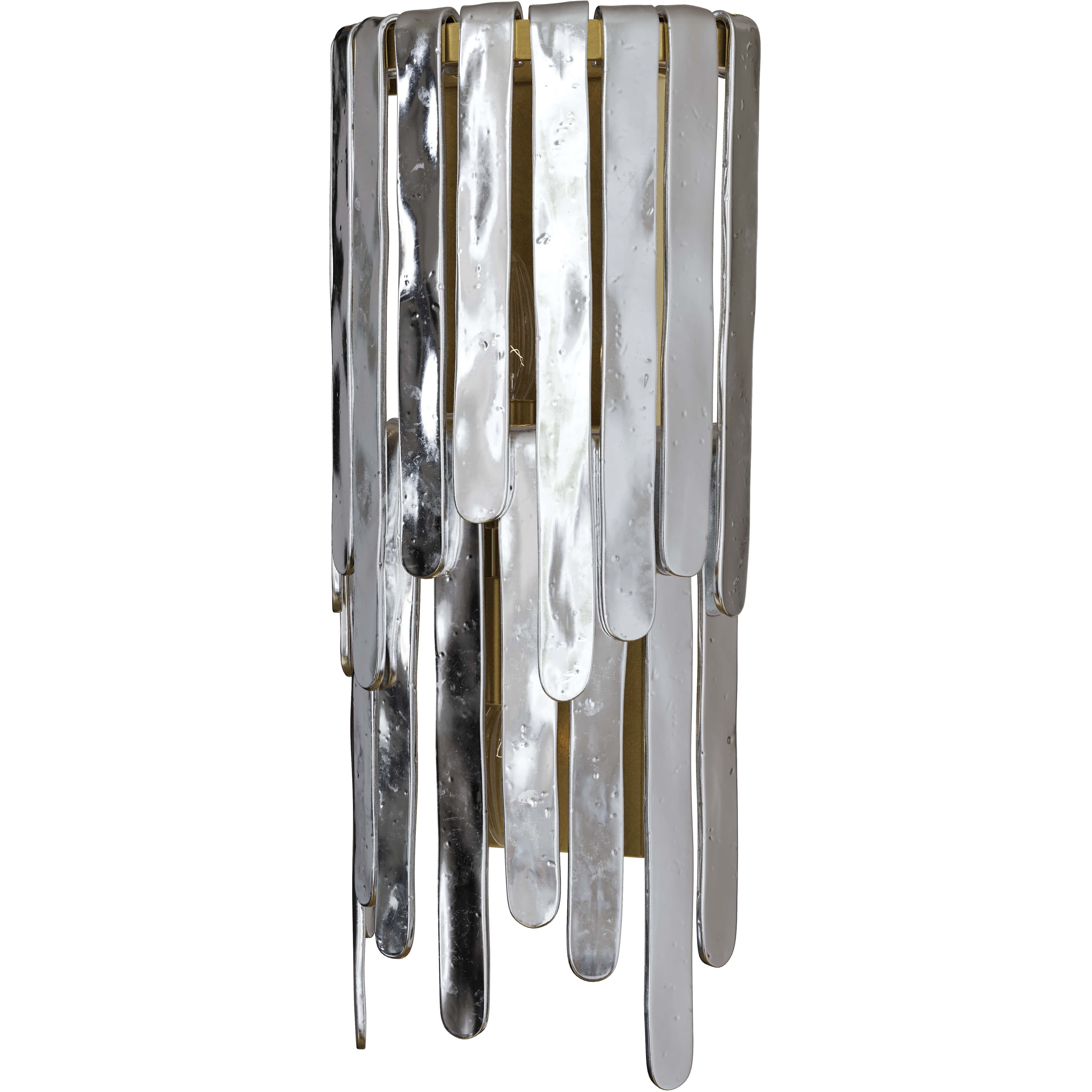 Raine 2 Light 9 inch Blue Smoke Luster ADA Sconce Wall Light