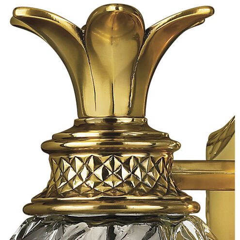 Plantation 1 Light 6.5 inch Burnished Brass Vanity Light Wall Light