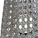 Carus 27 inch 7 watt Gray with Black Outdoor Table Lamp