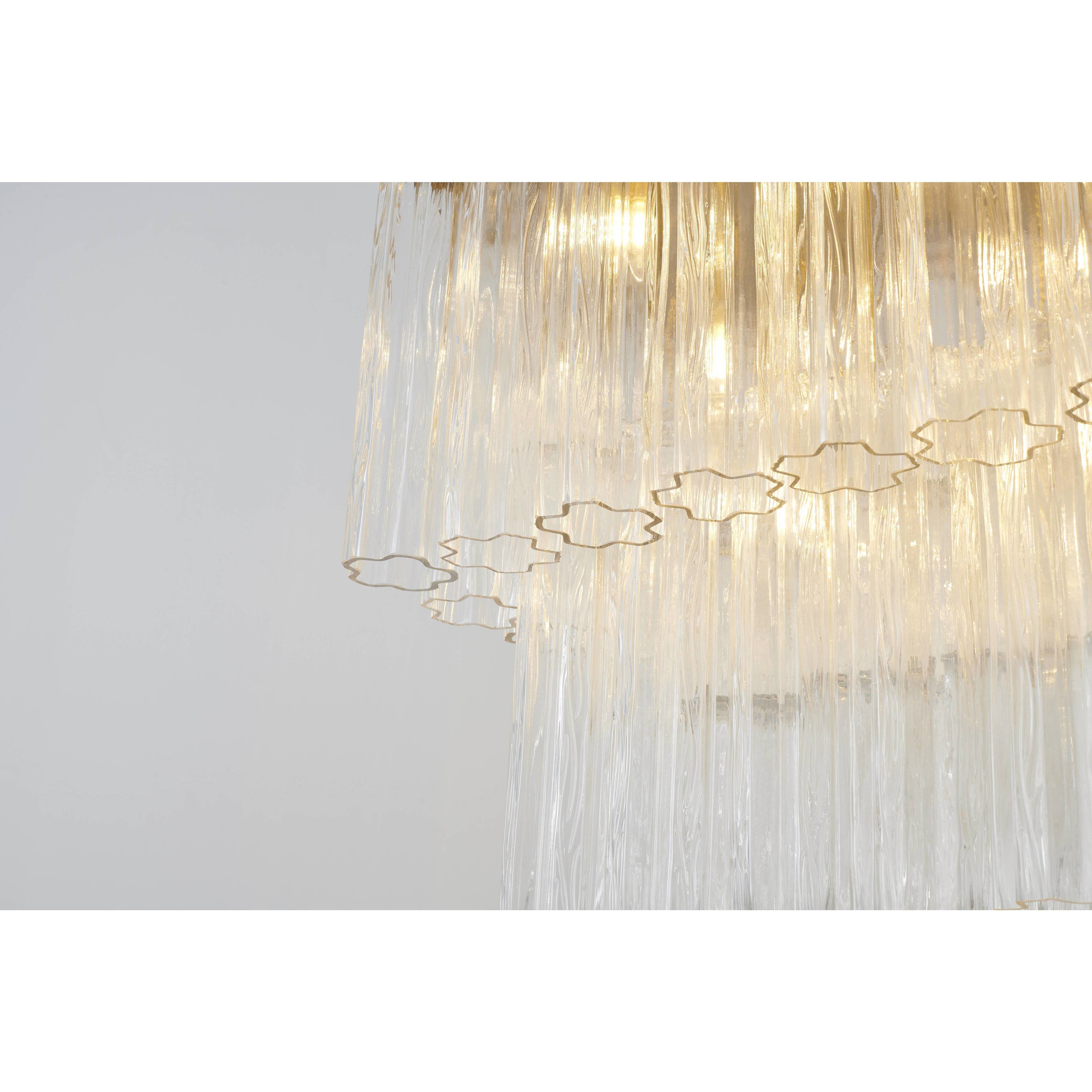 Canada 14 Light 16 inch Satin Brass Chandelier Ceiling Light