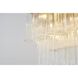 Canada 14 Light 16 inch Satin Brass Chandelier Ceiling Light