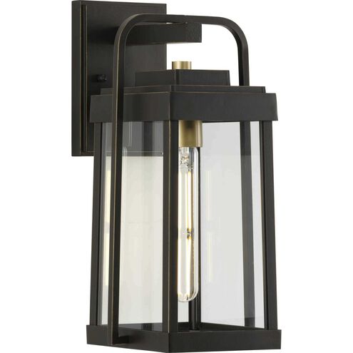 Walcott 1 Light 14 inch Antique Bronze Outdoor Wall Lantern