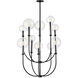 Alchemy 10 Light 30 inch Black Chandelier Ceiling Light