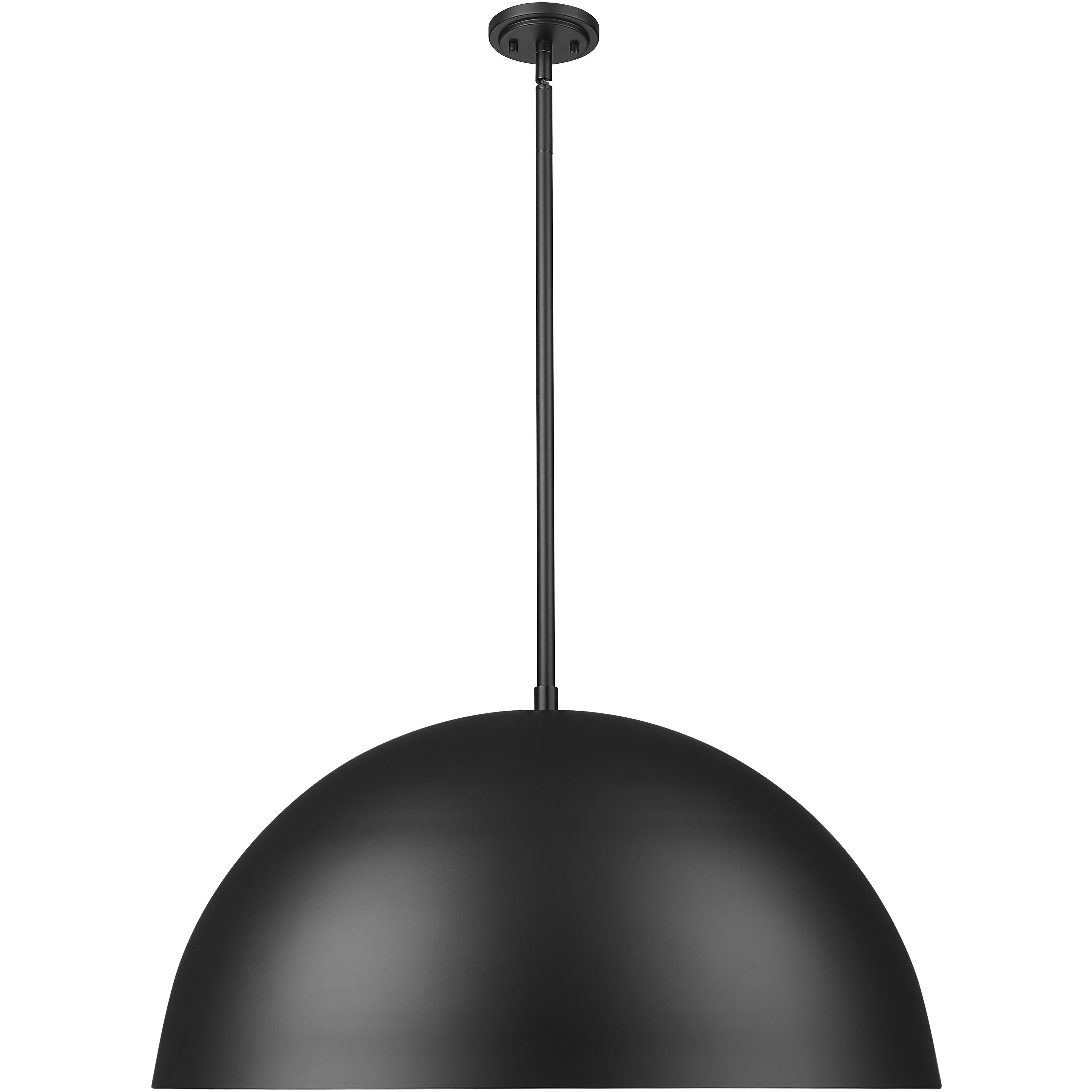 Vega 3 Light 31.5 inch Matte Black Pendant Ceiling Light