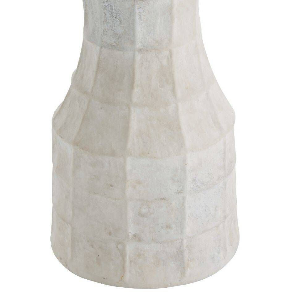 Francine 30 inch 60.00 watt Egg Shell and Antique Brass Lamp Portable Light