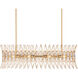 Marquise 8 Light 40 inch Luxor Gold Chandelier Ceiling Light