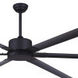 Fanbos 96 inch Matte Black Industrial Fan