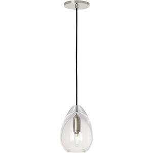 Sean Lavin Alina 1 Light 6.8 inch Polished Nickel Line-Voltage Pendant Ceiling Light in No Lamp