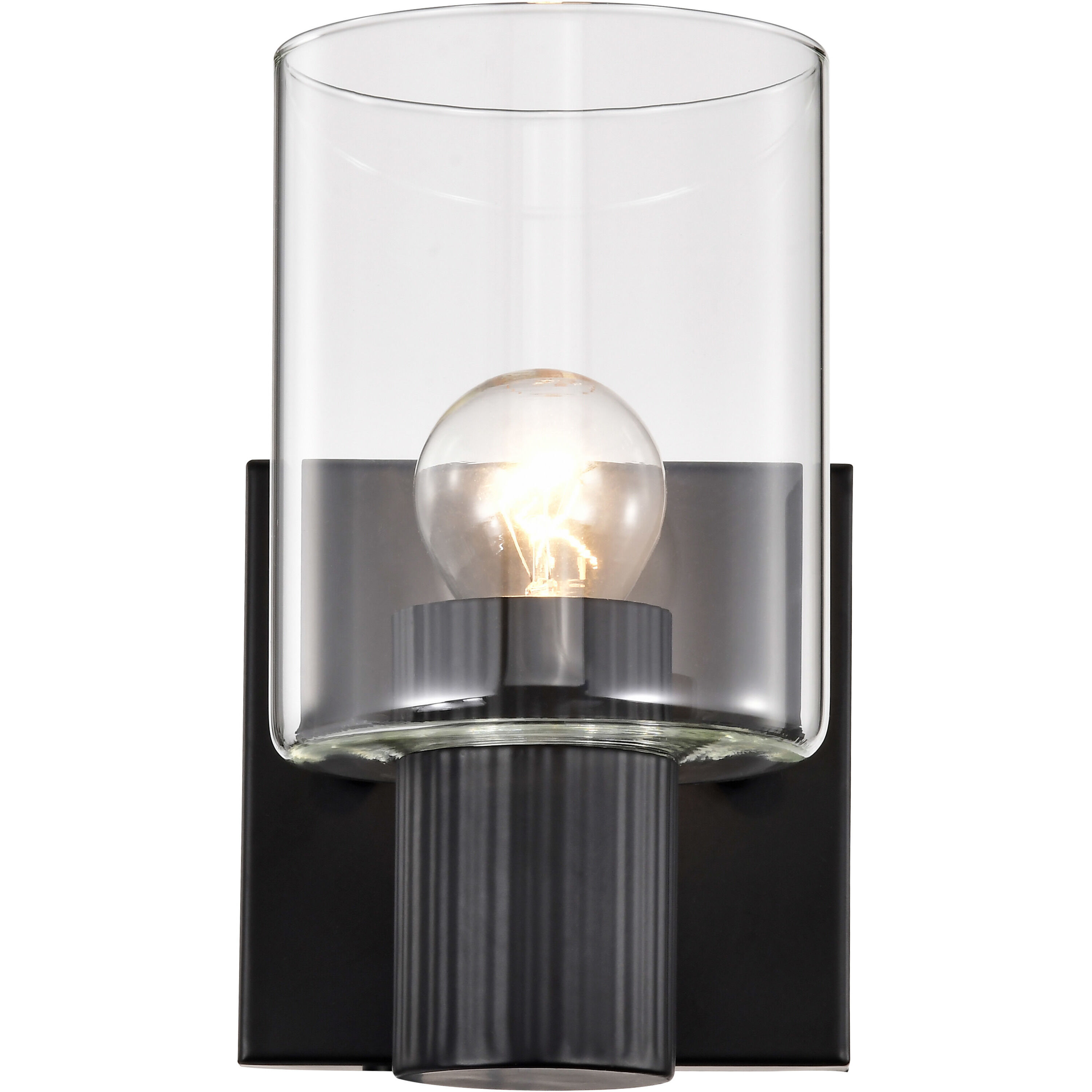 Clarksville 1 Light 4.5 inch Matte Black Vanity Light Wall Light