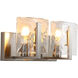 Aenon 2 Light 14.25 inch Pewter Vanity Light Wall Light