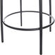 Soloist 26 inch Black and Maroon Counter Stool