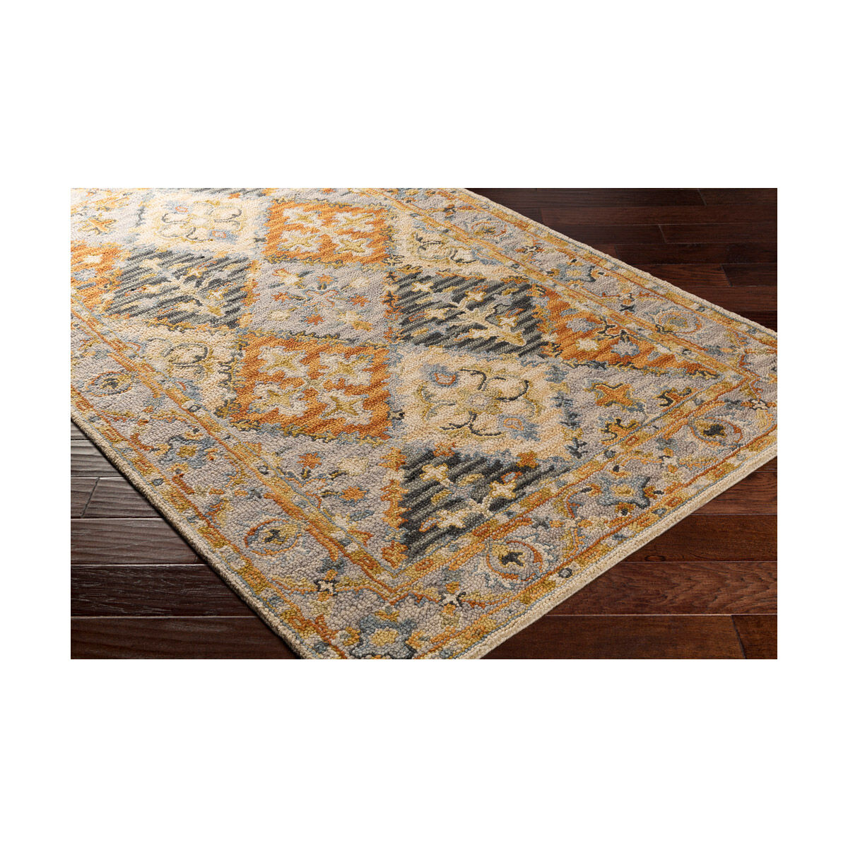 Artemis 72 X 48 inch Burnt Orange/Camel/Charcoal/Denim/Olive Rugs