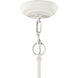 Adelaide 20 Light 59.5 inch White with Cream and Clear Chandelier Ceiling Light