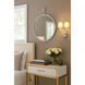 Stopwatch 33.25 X 30 inch Polished Nickel Accent Wall Mirror, Varaluz Casa