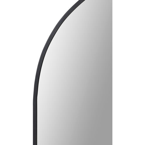 Waren 36 X 24 inch Matte Black Wall Mirror