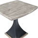 Lidiya Gray Wood & Metal End or Side Table