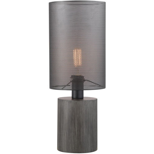 Compton 21 inch 60.00 watt Grey Wood Table Lamp Portable Light