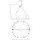 Inman 8 Light 32 inch English Bronze Outdoor Chandelier