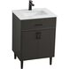 Chandler 24 X 34 inch Mocha Brown Bathroom Vanity Cabinet