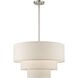 Gladstone 4 Light 23 inch Brushed Nickel Pendant Chandelier Ceiling Light